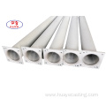 Casting heat resistant heat treatment radiant tubes